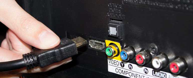 ورودی و کابل HDMI در تلویزیون