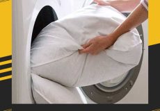 شستن پتو و بالش در ماشین لباسشویی