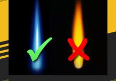 مهم ترین علت های زرد سوختن شعله های بخاری گازی را بدانید