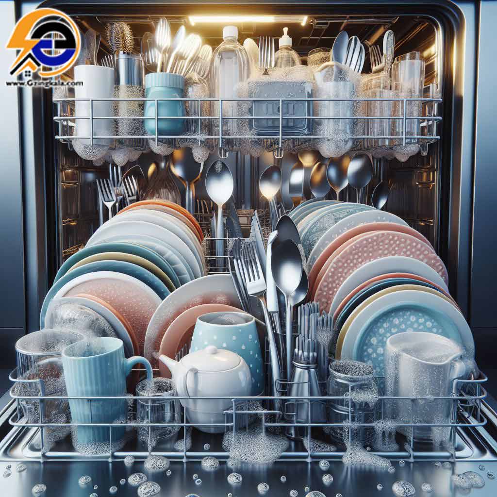 نحوه چیدمان ظروف در ماشین ظرفشویی چگونه است؟