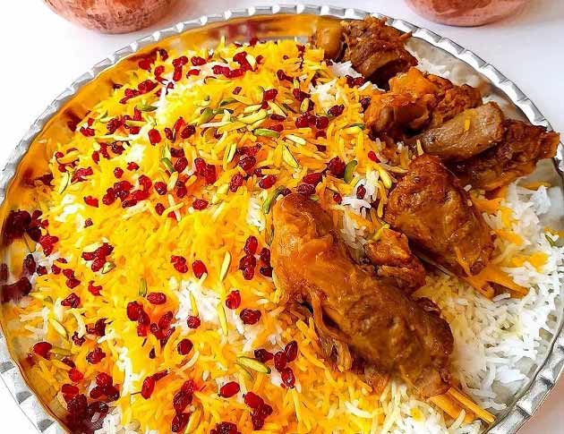 مراحل طرز تهیه چلو گوشت مجلسی