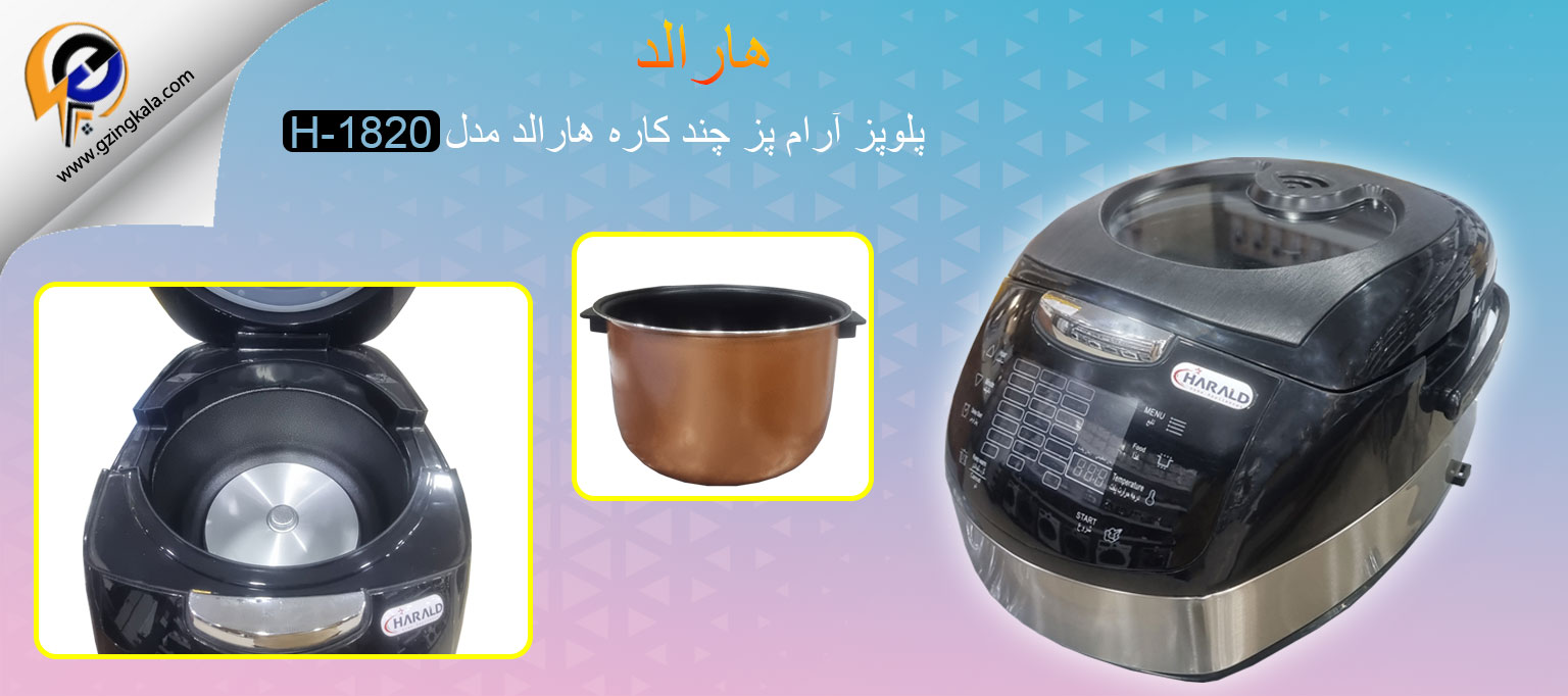 پلوپز آرام پز چند کاره هارالد مدل H-1820