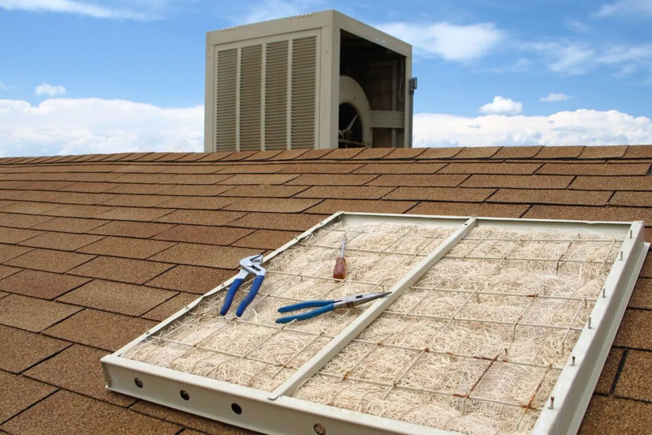 طریقه تعویض پوشال سلولزی