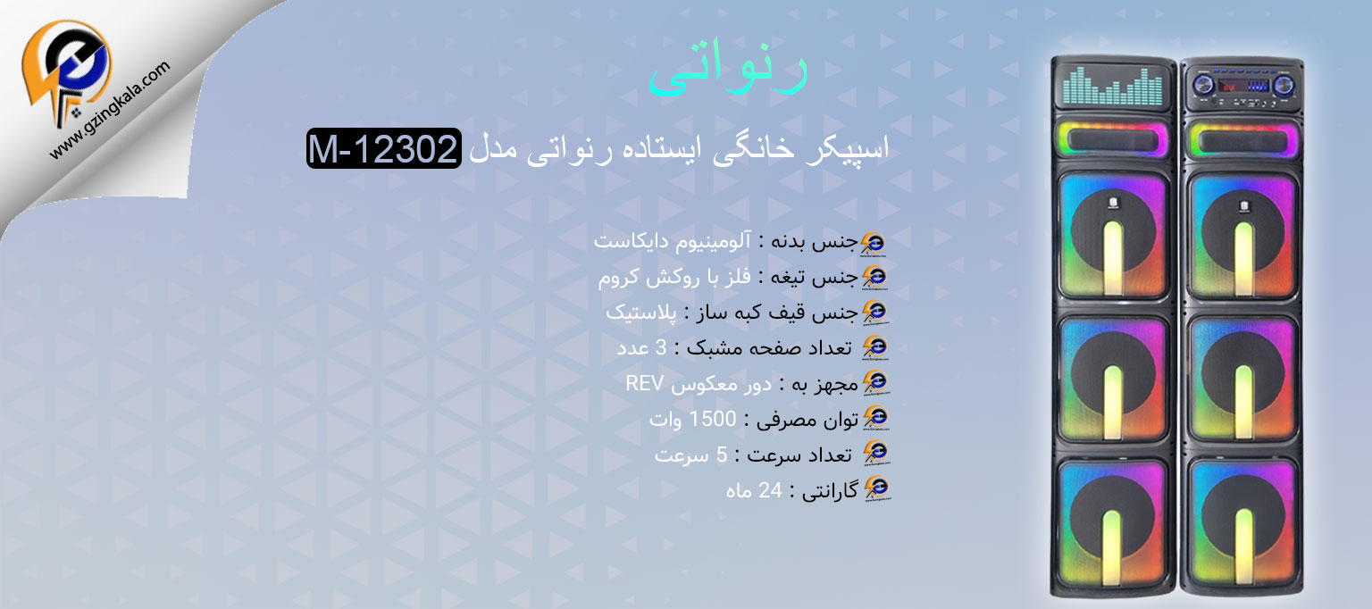 اسپیکر خانگی ایستاده رنواتی مدل M-12302