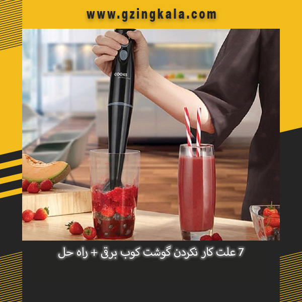 7 علت کار نکردن گوشت کوب برقی + راه حل