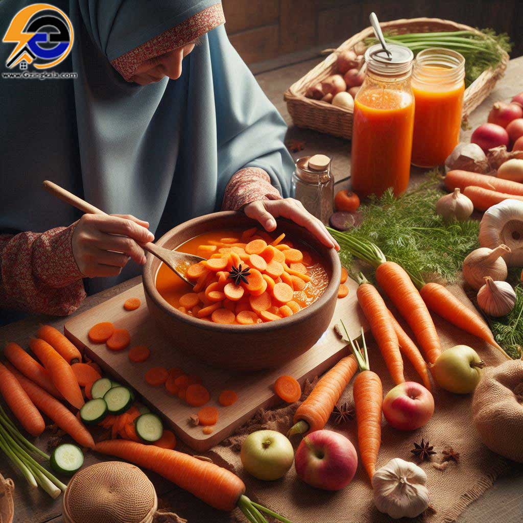 طرز تهیه مربای هویج خانگی و مجلسی شفاف و خوش رنگ