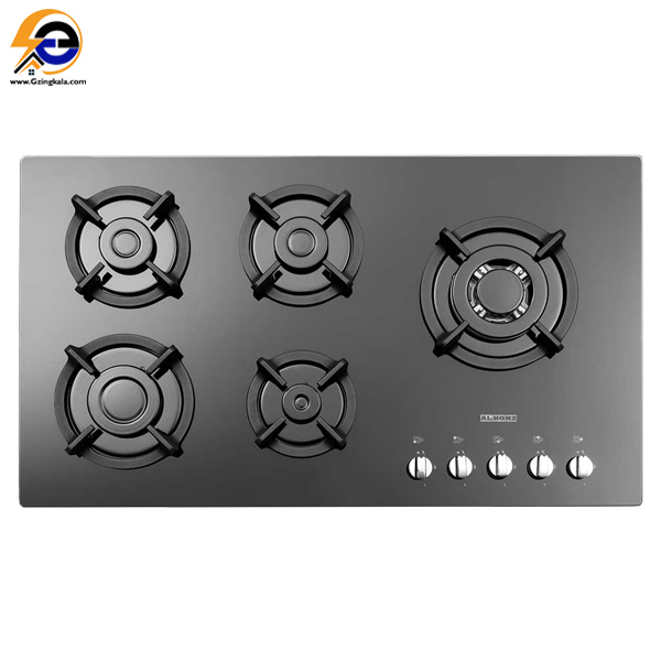 alborz-steel-five-burner-tabletop-gas-stove-model-g-5957-l-(4) اجاق گاز رومیزی پنج شعله استیل البرز مدل G-5957 L