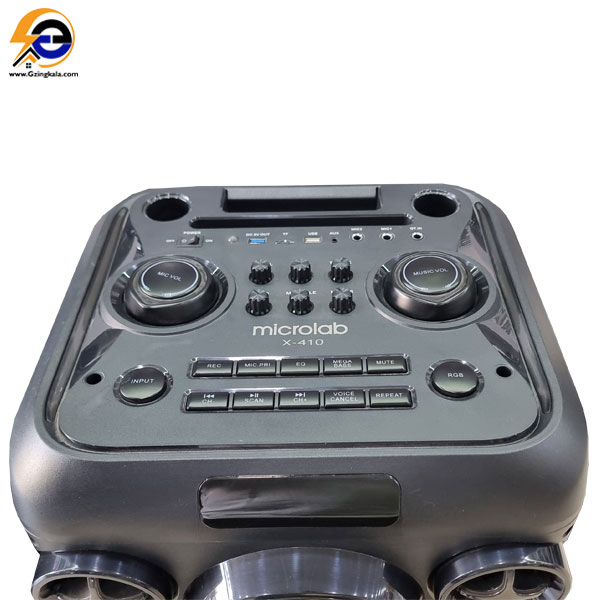 microlab-dj-x410-twin-floorstanding-speaker-(5) اسپیکر ایستاده دوقلو میکرولب مدل DJ-X410