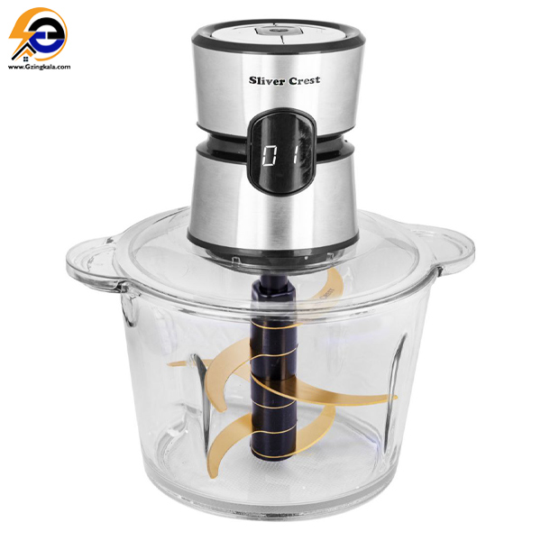 silver-crest-double-bowl-chopper-3.8-liter-model-ad-13-(5) خردکن سیلور کرست دو کاسه 3.8 لیتری مدل AD-13