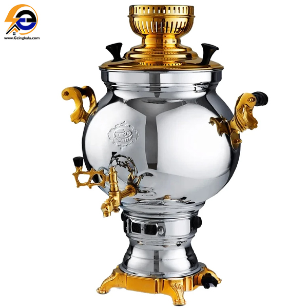 8-liter-gas-samovar,-aali-nasab,-sahand-nafis,-golden-model-(4) سماور گازی 8 لیتری عالی نسب مدل سهند نفیس طلایی