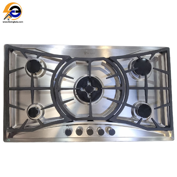 murano-5-burner-tabletop-gas-stove,-model-hs-505 اجاق گاز رومیزی 5 شعله 505