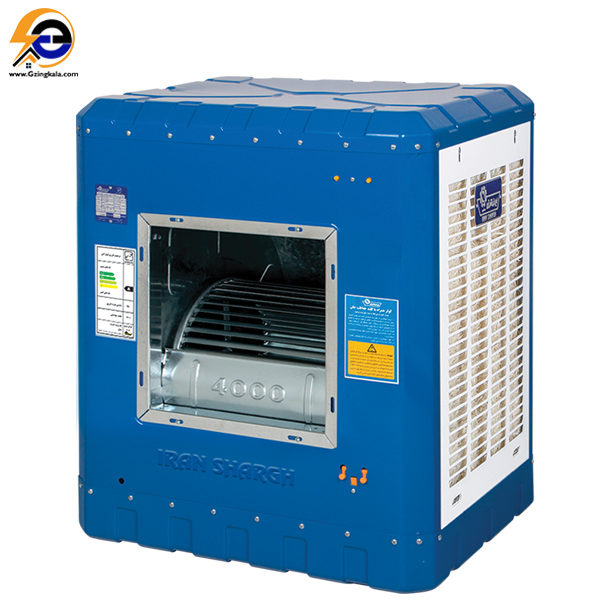 iran-shargh-model-is40-evaporative-cooler-(4000-cfm,-aspen-pad)-(4) کولر آبی پوشالی ایران شرق ۴۰۰۰ مدل IS40