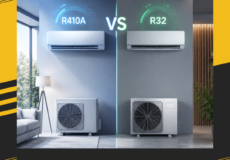 مقایسه گاز R410A و R32 در کولر گازی از نظر عملکرد، مصرف انرژی و بازدهی