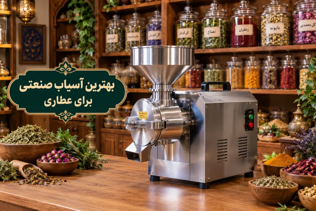 بررسی ویژگی های آسیاب صنعتی مناسب عطاری برای پودر کردن ادویه و گیاهان دارویی